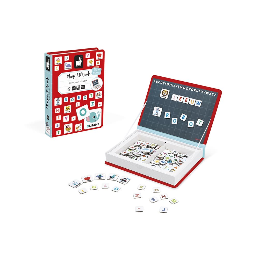 Janod - 2591 Magnetibook - Alfabet Nederlandstalig!