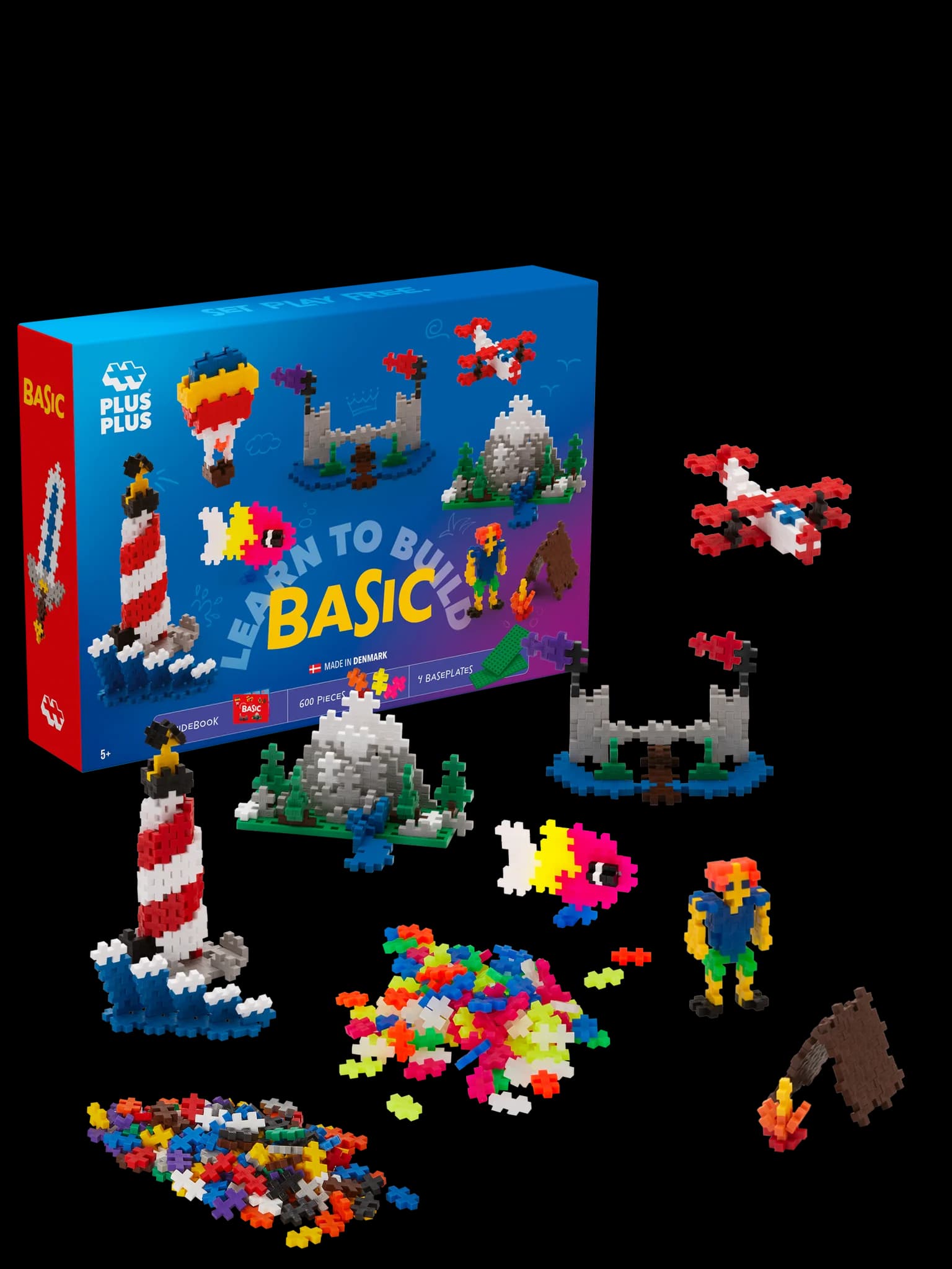Plus Plus - Learn to Build basic Plus-Plus: 600 stuks