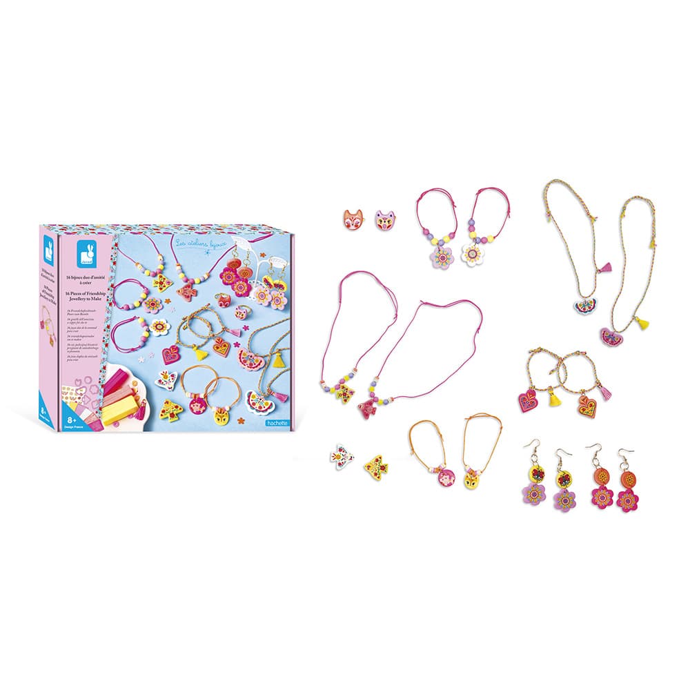 Janod - 9186 Atelier Bijoux - 16 vriendschapssieraden maken