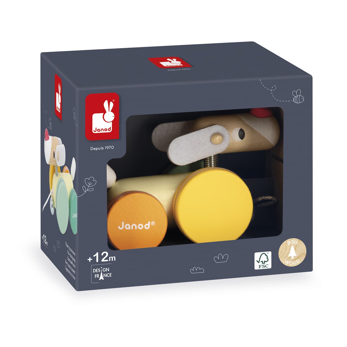 Janod - 8291 Zigolos - Trekfiguur hond