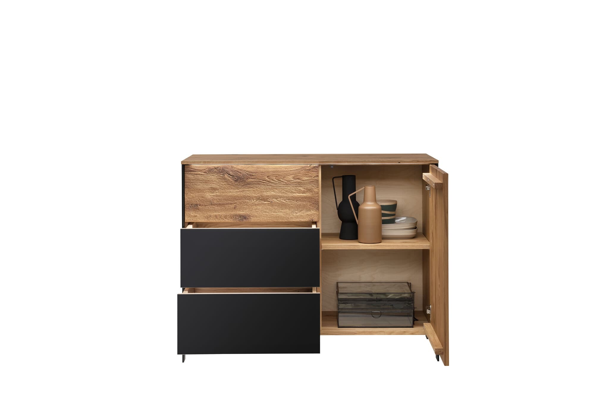 Boston II- Massief eiken commode