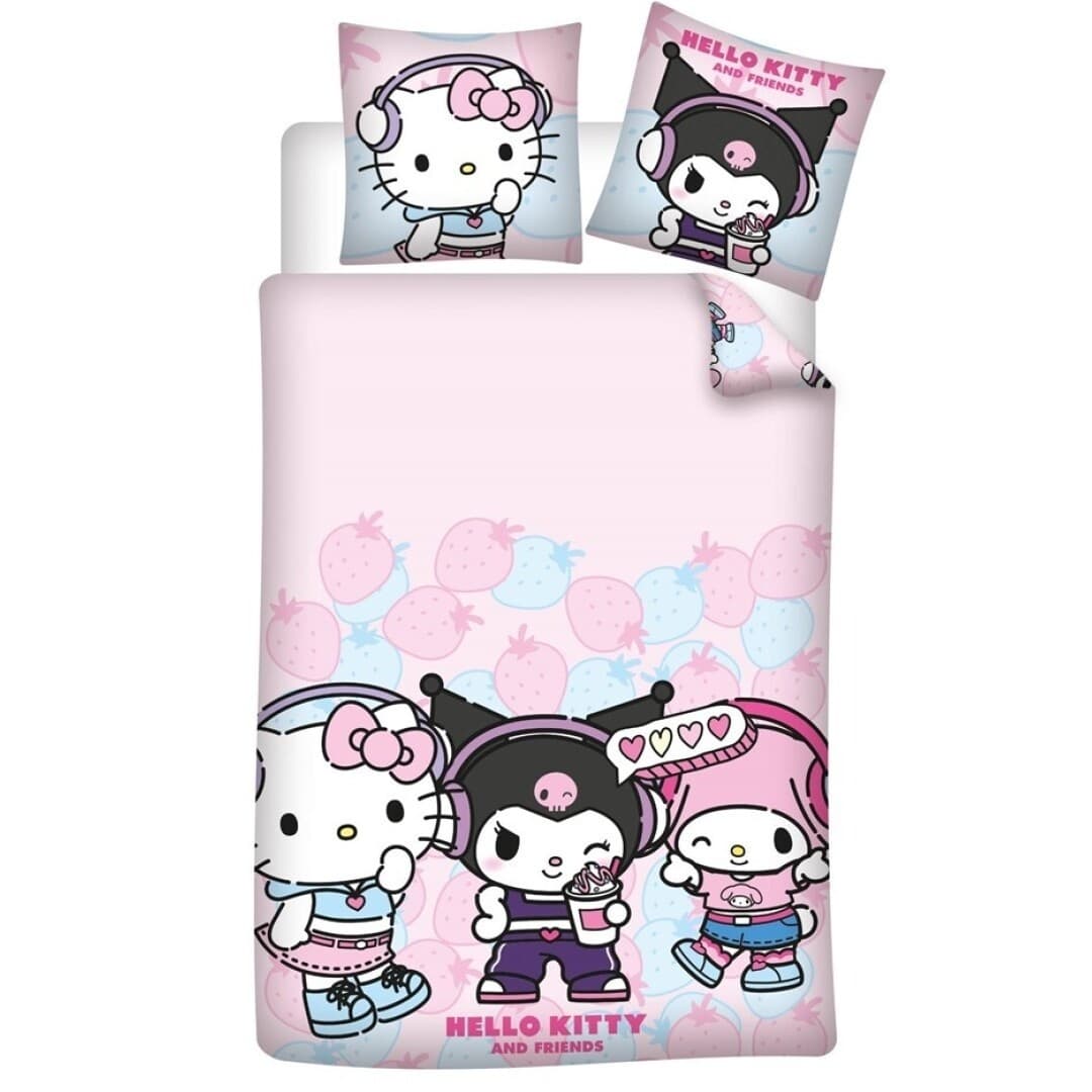 Sanrio Dekbedovertrek Friends - Polykatoen - Topkwaliteit