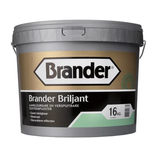 Briljant | Verspuitbare Pleister | 16 KG | Wit