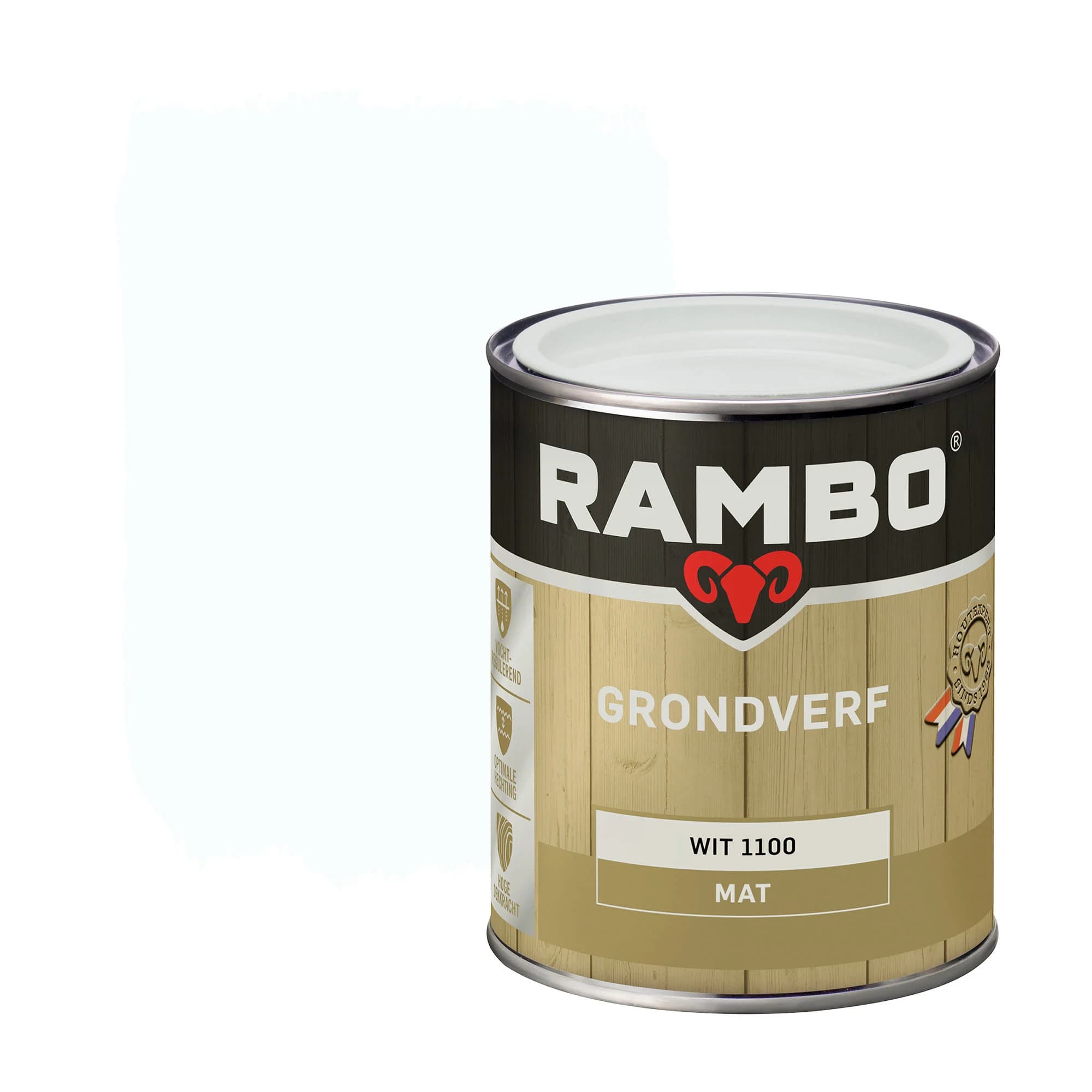 Grondverf Hout Buiten Wit | 750 ML