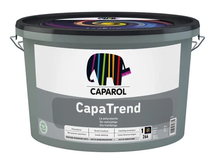 Capatrend | Matte Muurverf | 2,5 LTR | Lichte kleur