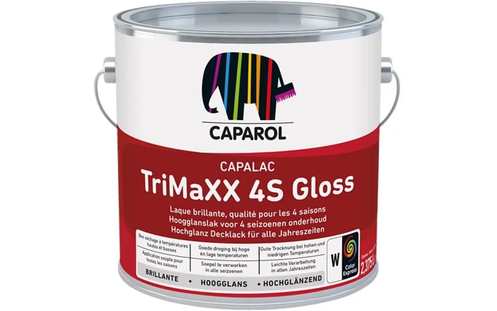 Capalac Trimaxx 4S Gloss | Hoogglans Lakverf Buiten | 2,5 LTR | Wit