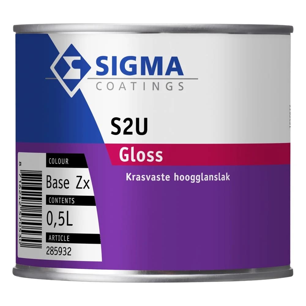 S2U Gloss | Hoogglans Lakverf Buiten | 500 ML | Kleur