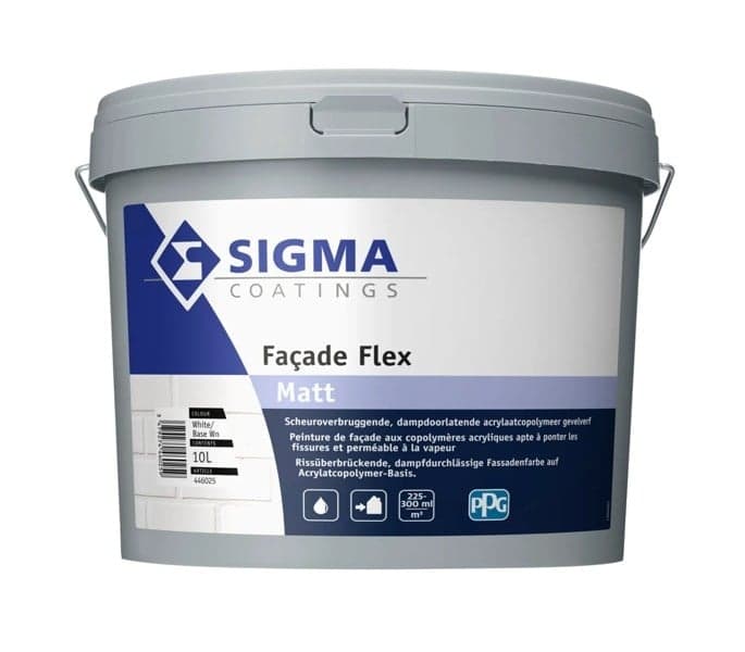 Facade Flex Matt | Matte Gevelverf | 10 LTR | Kleur