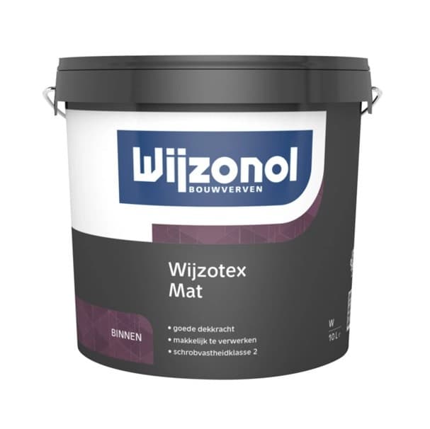 Wijzotex Mat | 10 LTR | Donkere Kleur