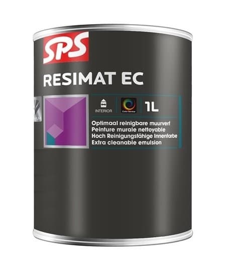 Resimat EC | Reinigbare Matte Muurverf | 1 LTR | Donkere kleur