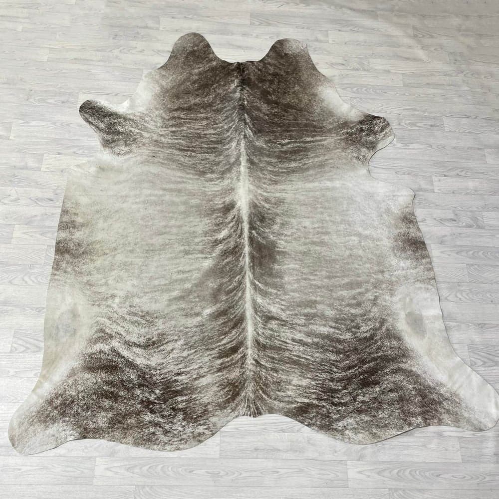 Koeienhuid bruin wit brindle 225x200cm M/L