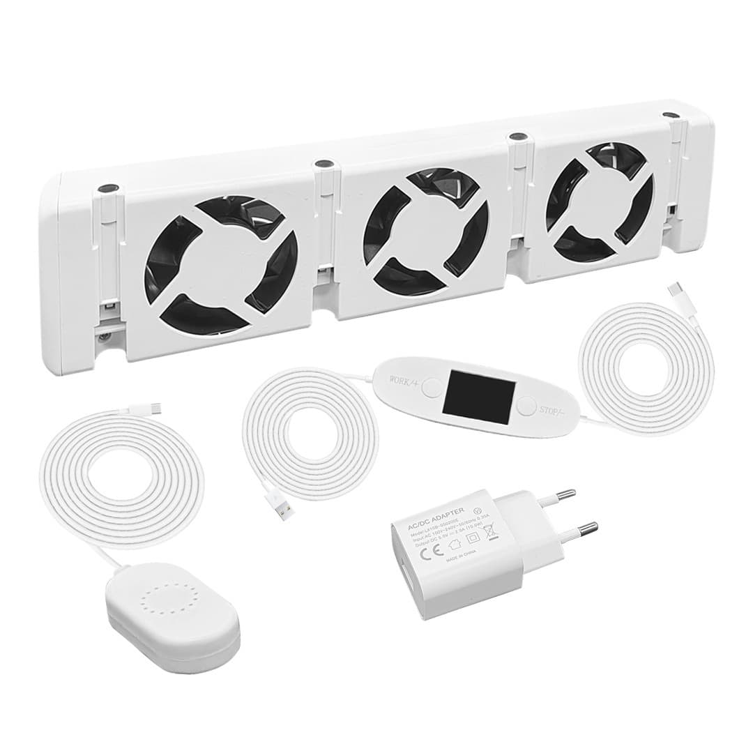 Heizkörper booster ventilator - Heizkörperverstärker Mono set 3 Lüfter