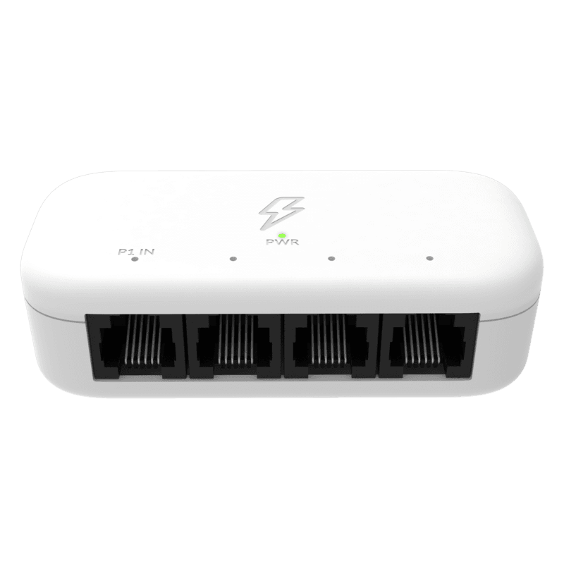 HomeWizard Aktiver P1-Splitter - verbinden Sie mehrere P1-Geräte mit einem intelligenten Splitter