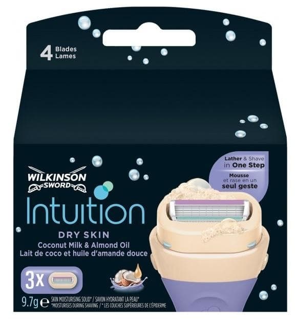 Wilkinson Wilkinson Sword Intuition Dry Skin Scheermesjes - 3 Stuks