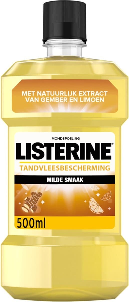 Listerine Listerine Fresh Ginger & Lime Mild Mondwater 500 ml - langdurig frisse adem