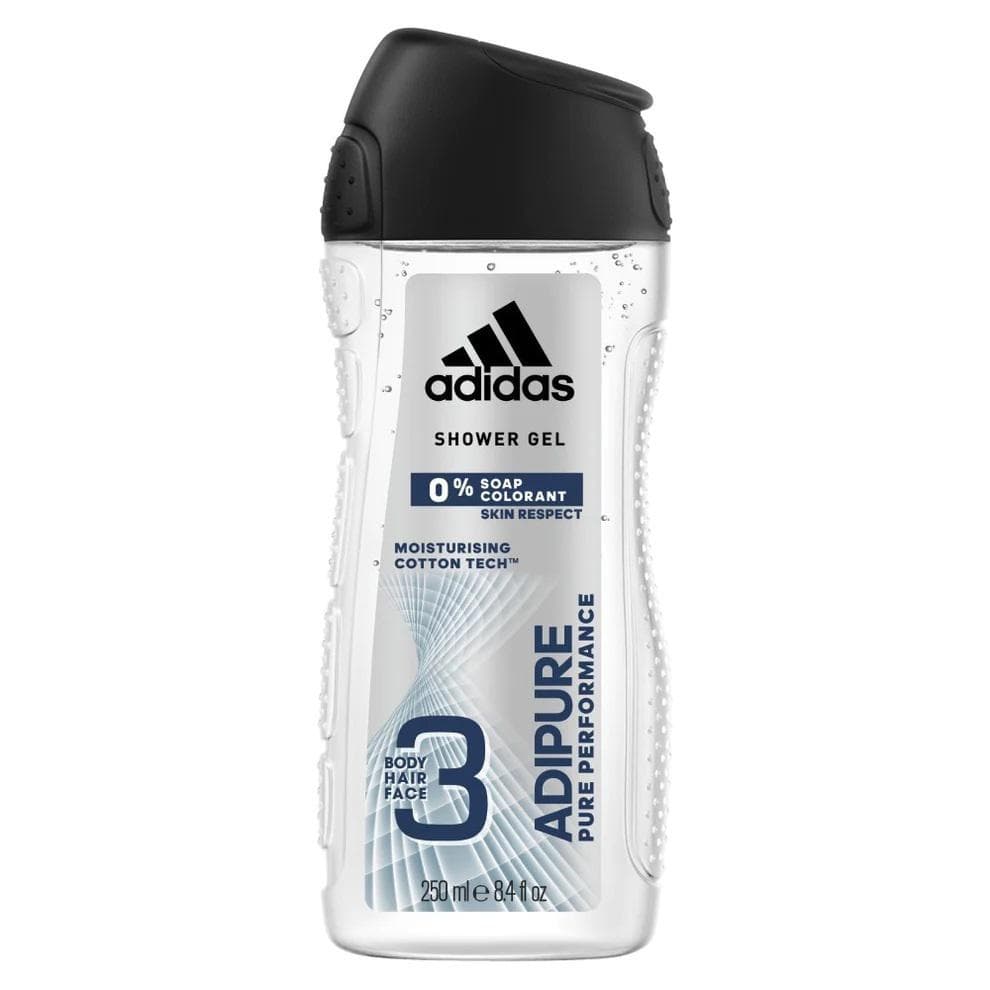 Adidas Adidas Douche & Shampoo Men - Adipure 250 ml. 6 x Voordeelpak