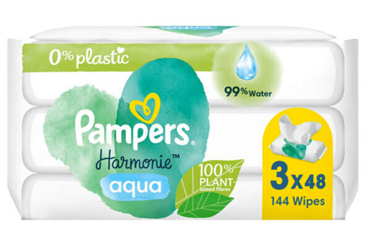 Pampers Pampers Vochtige Doeken Harmonie Aqua (3x48) 144