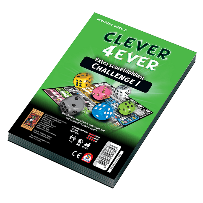 999 Games Clever 4 Ever: Challenge 1 - Extra Scoreblokken (NL)