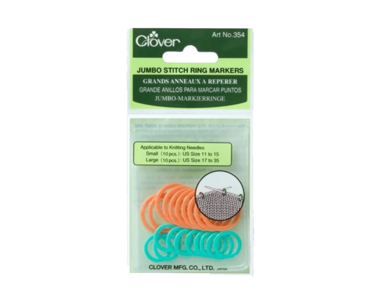 Clover jumbo markeerringen nr 354