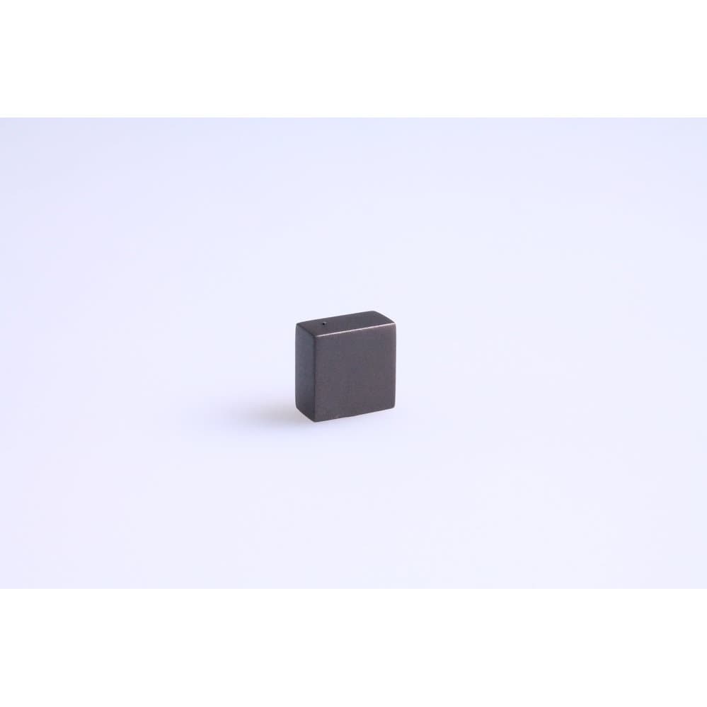 Donker bronzen meubelknop PICCOLO rechthoekig 8x15 mm