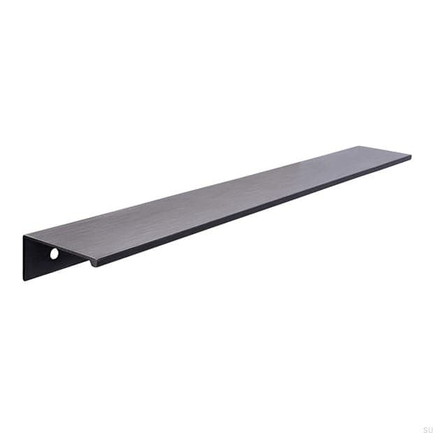 Hoekgreep L=320 mm ijzer geborsteld effect