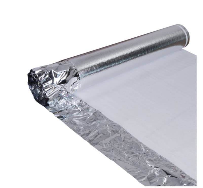 Alufoam 2 mm + 20 cm overlap met plakstrip op rol 15 M²