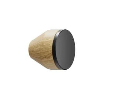 Furnipart Meubelknop MELURA - Blanke eik gelakt / mat zwart