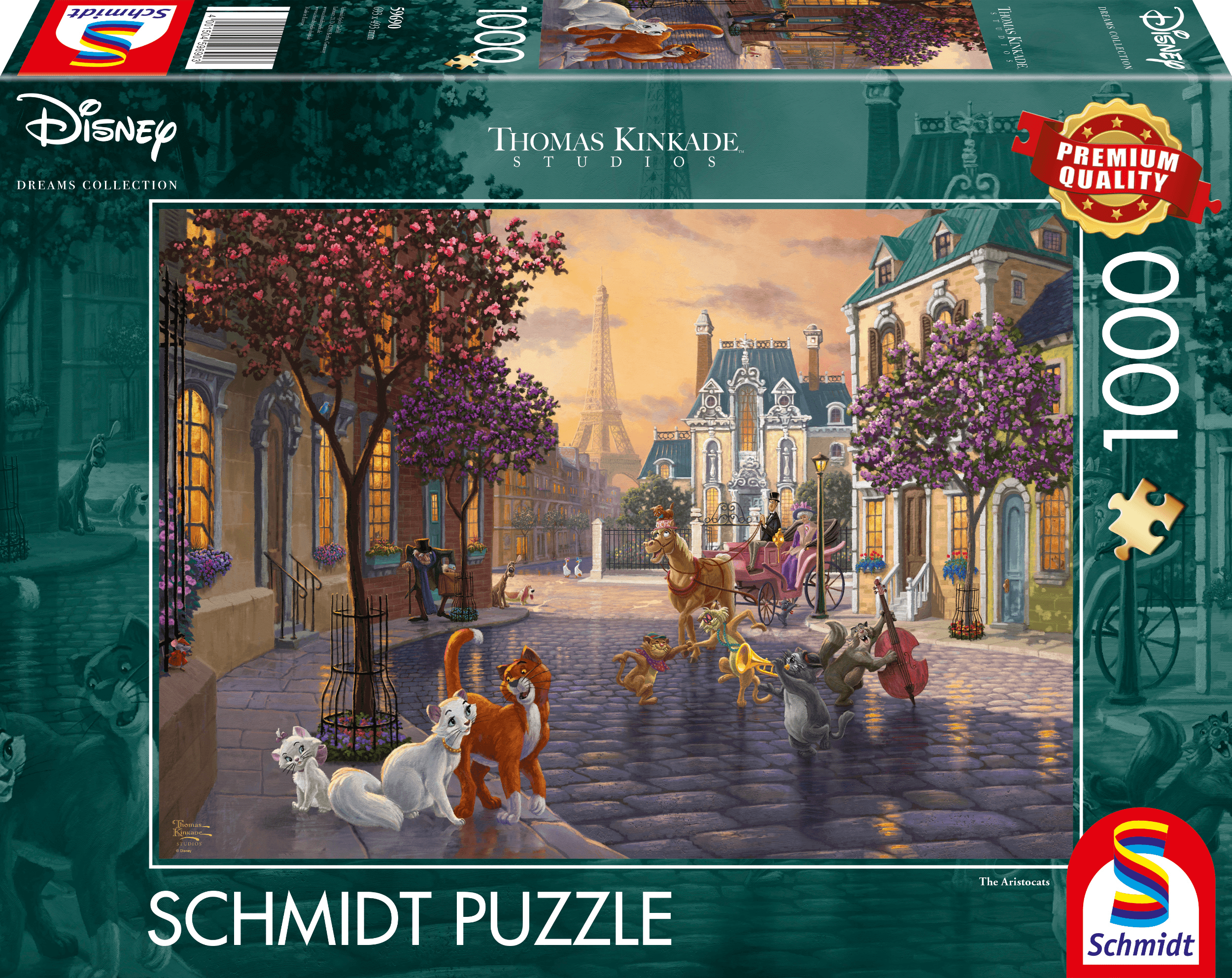 Disney The  Aristocats ,1000 stukjes - Puzzel