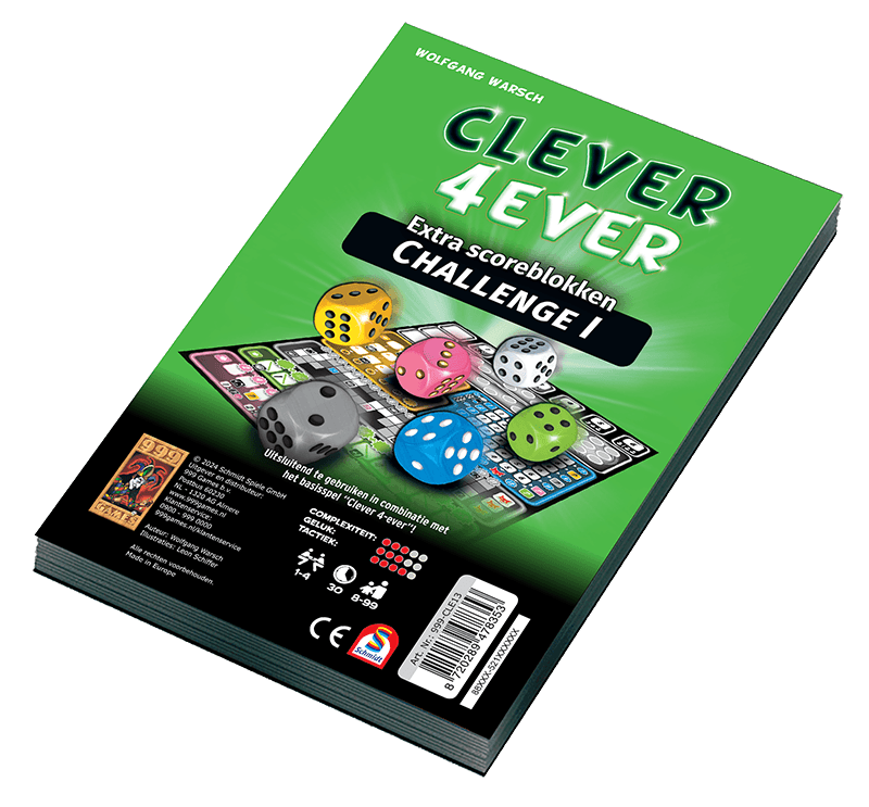 Scoreblokken Clever 4Ever Challenge - Dobbelspel