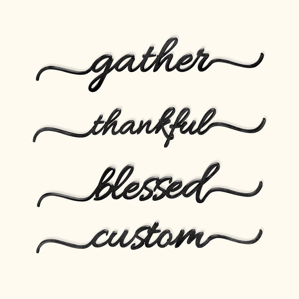 Gepersonaliseerde Houten Letters Tafel Decors 4 stuks Party Plaatskaarten Diner Plaats Instelling Herfst Winter Decor Thanksgiving Kerst Favoriet