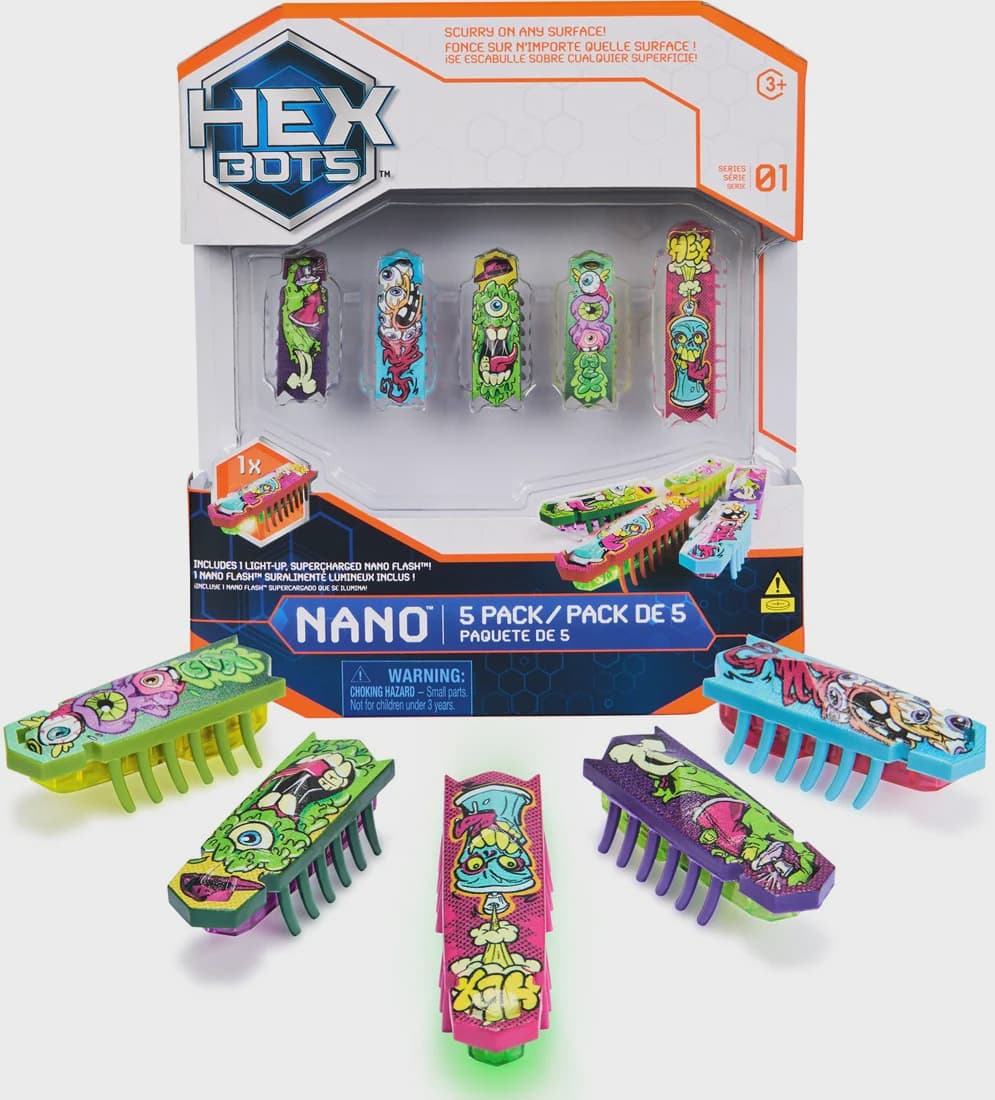 HEXBUG Nano Gift Pack - 5-pack (1x Flash Nano, 4x Nano)