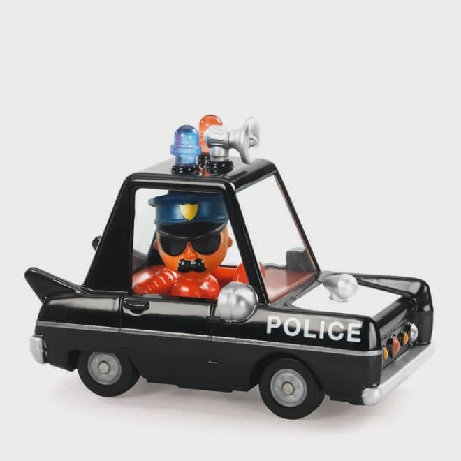Djeco Crazy Motors Hurry Police speelgoedauto