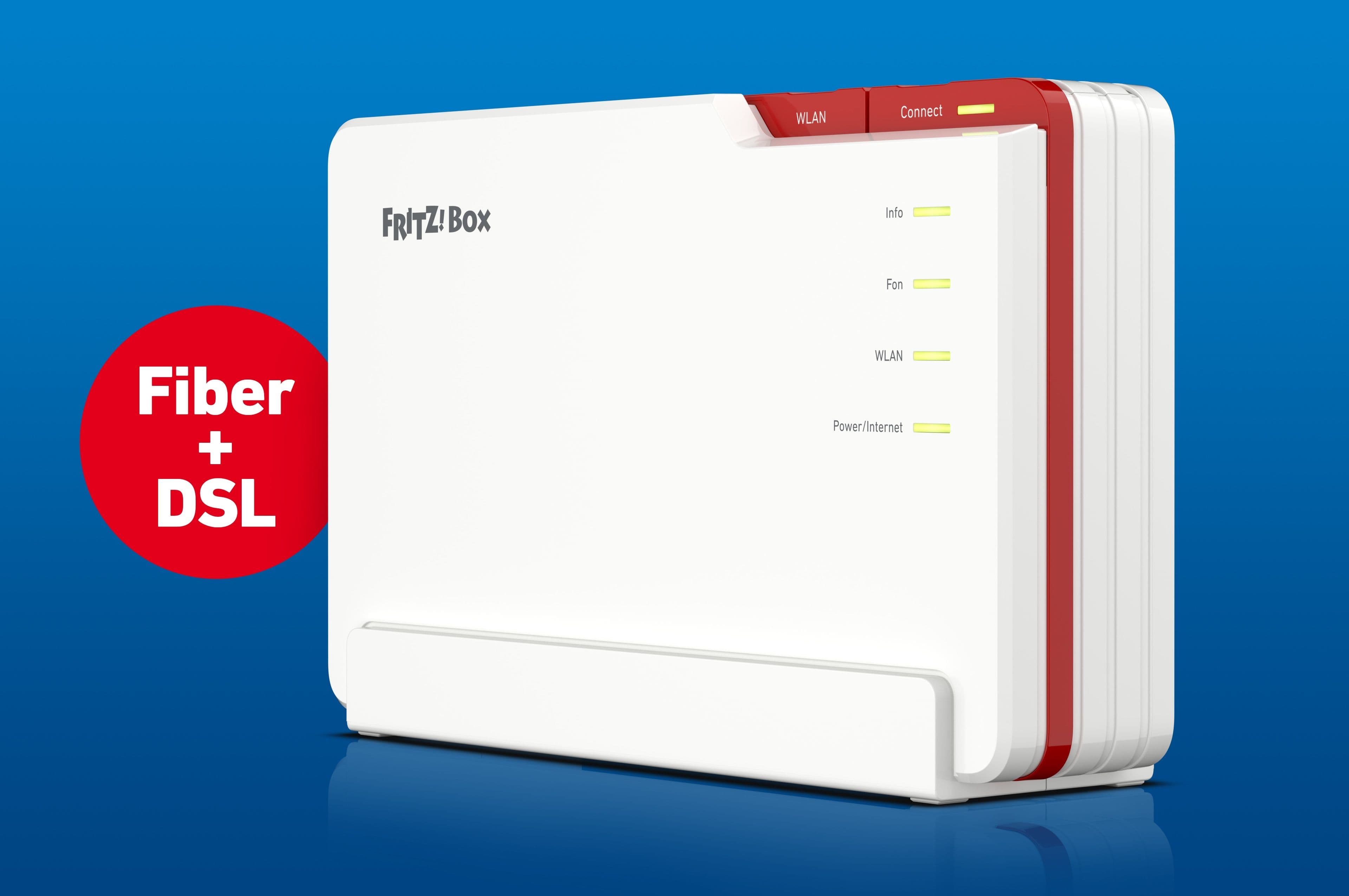 Fritz Fritz!Box 5690 Pro - Router - Wi-Fi 7 5760 Mbit/s Tri-band - Wit