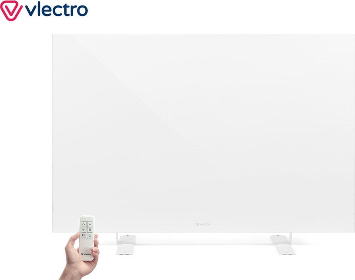 Vlectro - Infraroodverwarmingspaneel - Slimme bediening met timer - 520 W