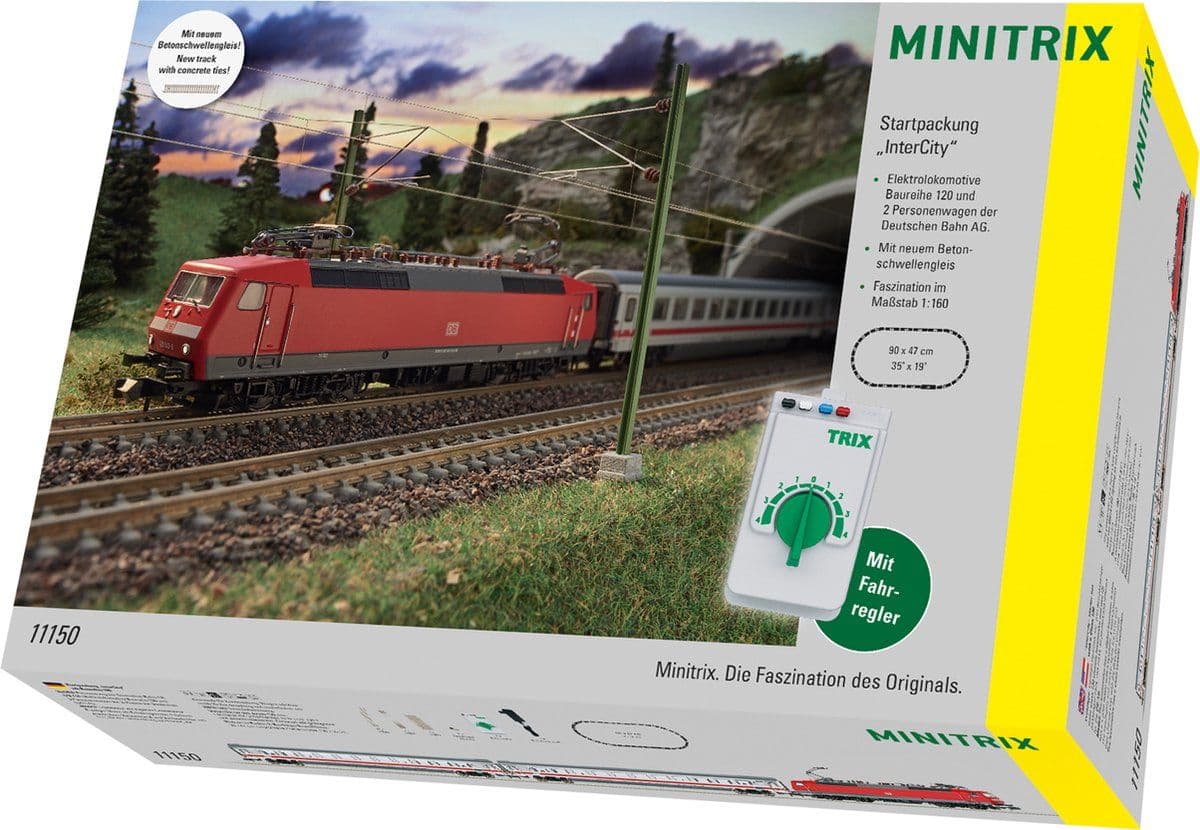 Minitrix InterCity - Startset klasse 120 - Digitale interface LED-seinen - Schaal N