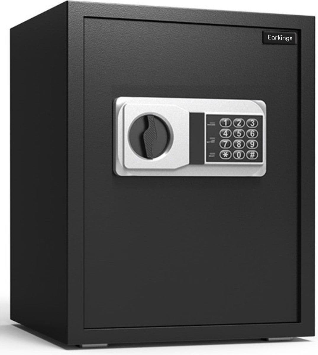 Earkings® Kluis 40x38x32 cm - Elektronische kluis - Cijferslot met alarm - Zwart