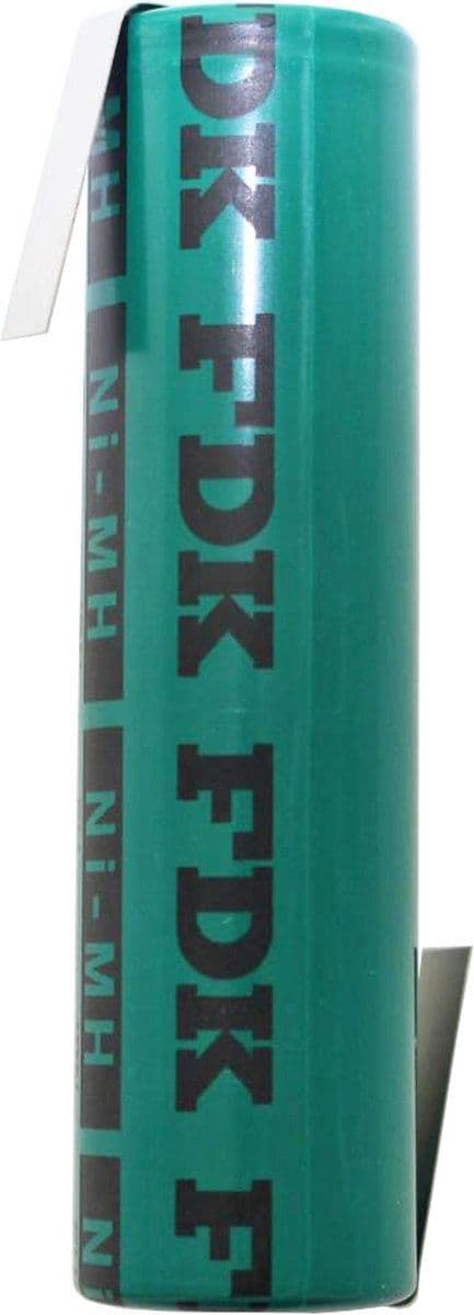 Sanyo HR-4 / 3FAU 1,2 volt 4500 mAh NiMH met soldeertag Z-vorm