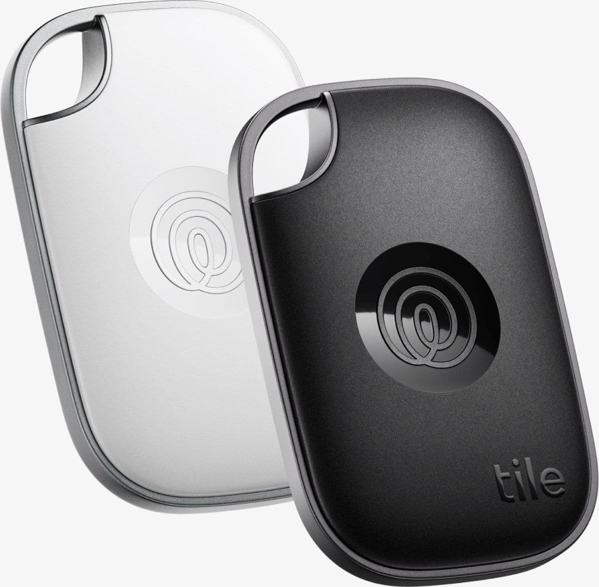 Tile Pro (2024) - Bluetooth Tracker - SOS-knop en luidste beltoon - Zwart/Wit (2 stuks)