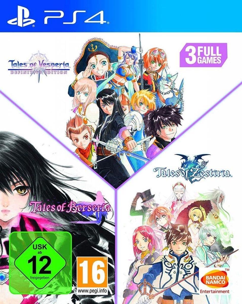 Namco Bandai Tales of Zestiria + Tales of Berseria + Tales of Vesperia Definitive Edition - PS4