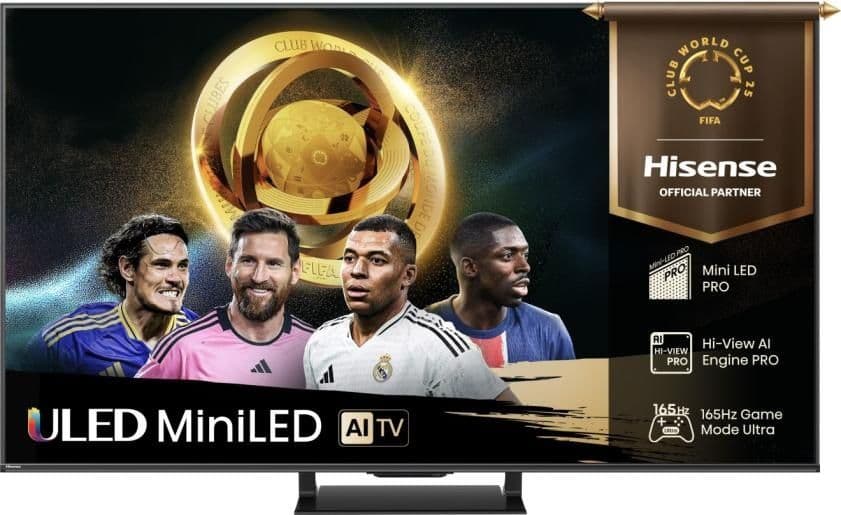 Hisense 65U7Q PRO - Ultra HD TV - 65 inch Mini-LED PRO - Zwart
