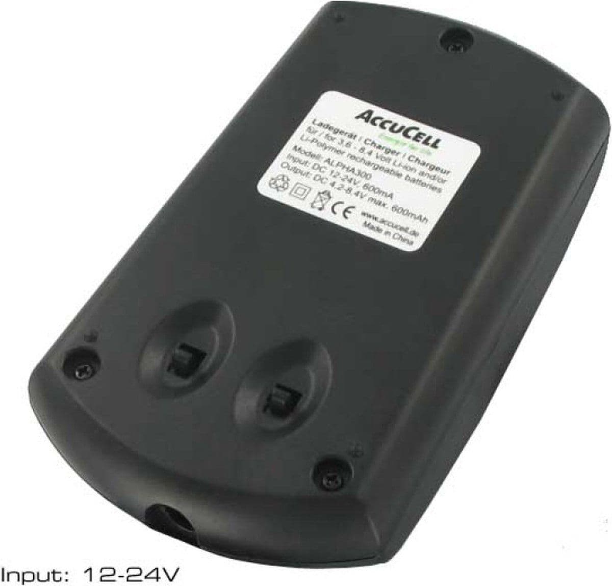 AccuCell-lader en batterij geschikt voor Panasonic CGA-S008
