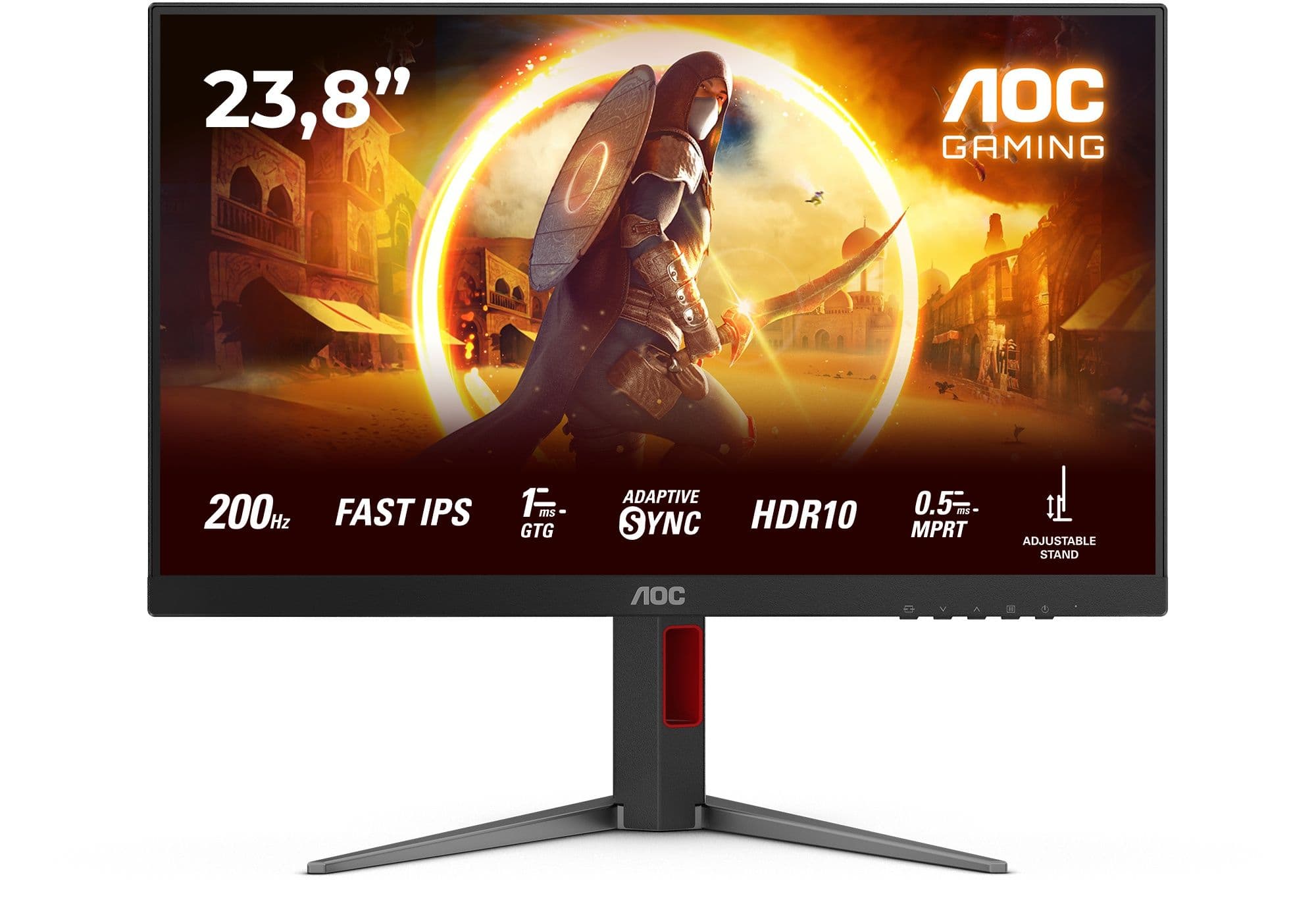 AOC 24G4HA - Gaming Monitor - 200Hz 1ms G-SYNC Compatible - Zwart