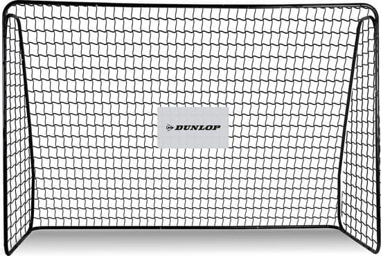 Dunlop Voetbaldoel - Voetbal Goal 300 x 205 x 120 cm - Snelle Montage - Metaal - Zwart