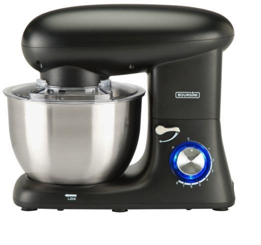 Bourgini Kitchen Chef Plus - Keukenmachine 1400W 5,5L - 8 snelheden - Roestvrijstaal