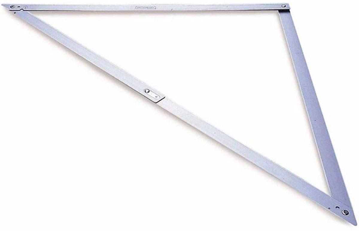 STANLEY 1-45-013 - Opvouwbare Bouwhaak Aluminium - 90 en 45 graden
