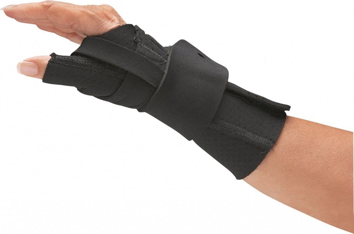 Comfort Cool pols & duimbrace - Maat XL 23 - 25 cm handpalm omtrek - linkshandig