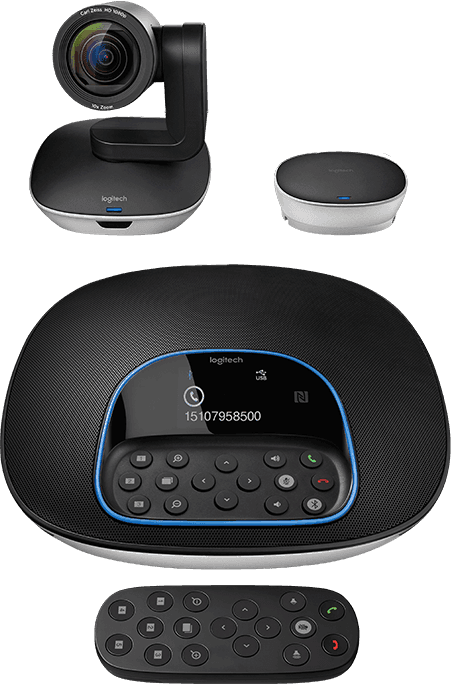Logitech Group - Webcam - 1920x1080 Full HD - Zwart