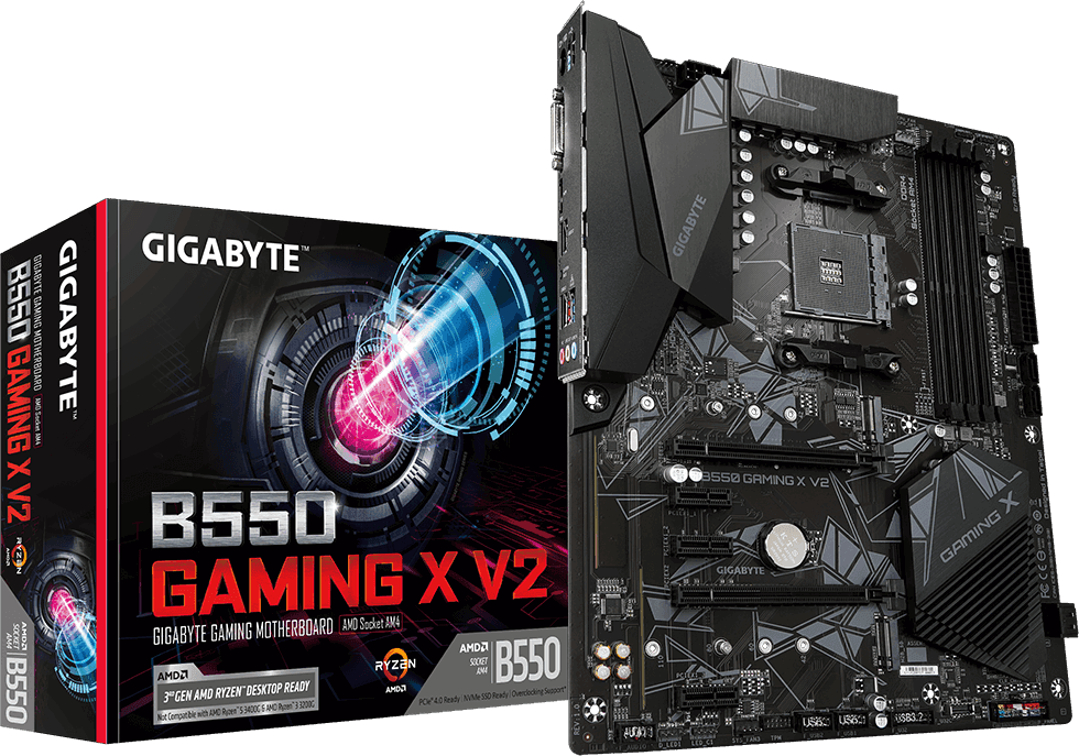 Gigabyte B550 Gaming X V2 - Moederbord - AM4 Socket - PCIe 4.0 - ATX