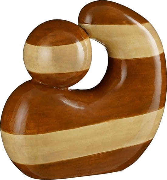 Mica Decorations Decoratie Beeld - L26 x B11 x H25 cm - Dolomiet - Oker