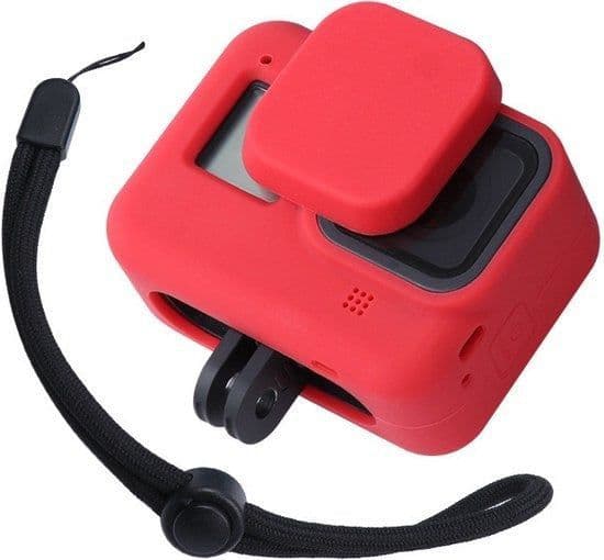 Garpex® GoPro HERO 8 - Siliconen Case - Rubberen Bescherming - Zwart